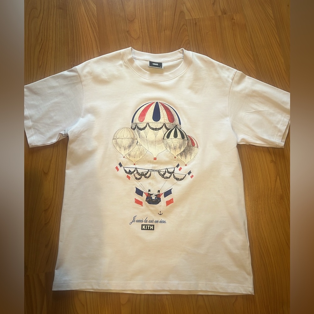 Kith White Tee with Colorful Graphic